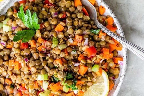 طرز تهیه سالاد عدس هندی