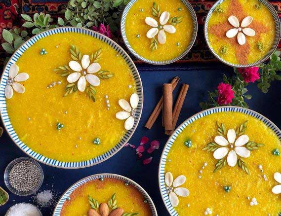 طرز تهیه شله زرد ایرانی